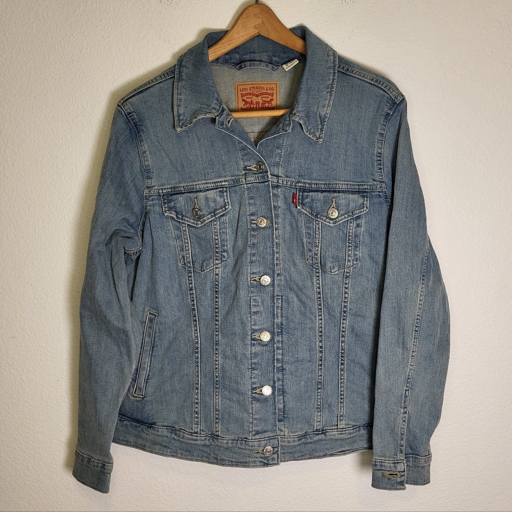 Levi's Type III Classic Blue Denim Trucker Jacket size 2X XXLarge